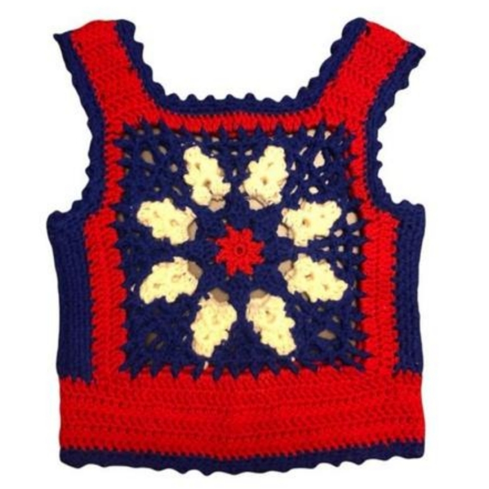 Vintage crochet top